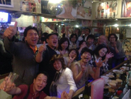 イベント後には協力してくださった方と必ず打ち上げを開催！