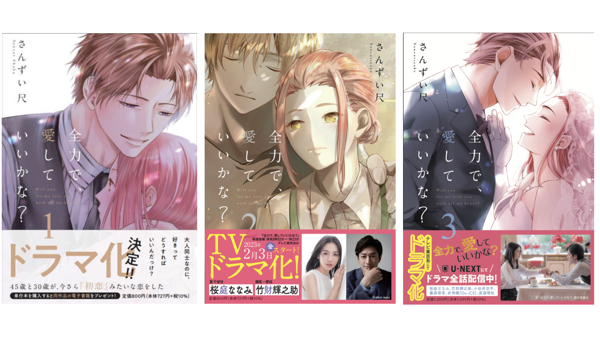 ドラマ化作品『全力で、愛していいかな？』のメディアミックス