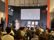 年２回の社員総会では、事業方針や戦略の発表、年間MVPなどの表彰を行なっています。