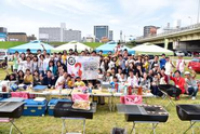 １００人集まってBBQ大会！