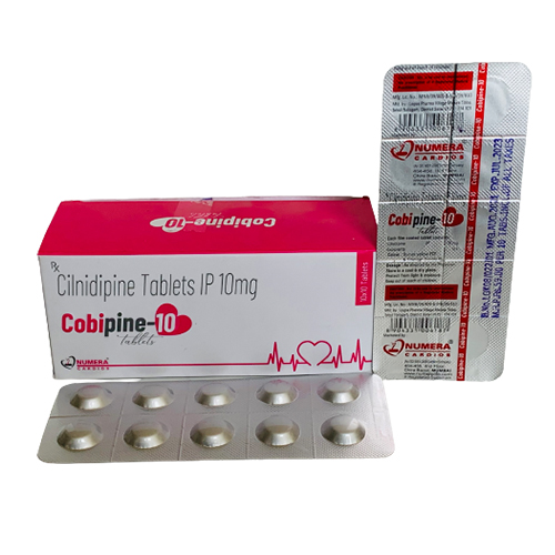 Cilnidipine 10 mg | COBIpine-10 Franchise | Cilnidipine 10 mg | COBIpine-10 PCD Pharma Company