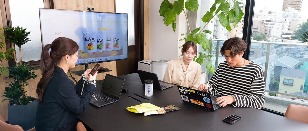 裁量×成長の場を提供！VITASのSNSマーケティングをお任せします！