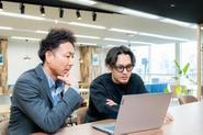 サービス改善の為に部署を越えて、日々アイディアを出し合っています。