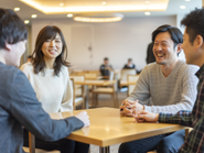 募集チームのメンバー達。日ごろから積極的にコミュニケーションをとっています。