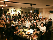 就活カフェにて元利用者と学生との交流会