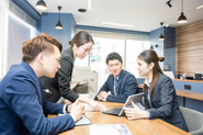 若手の社員も積極的に意見・提案ができる社風です。些細なことでも大歓迎です！