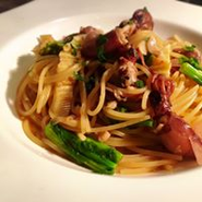 産地直送ホタルイカのパスタ