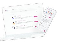 サービスのUI。現在フルリニューアル中です。