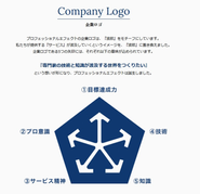 企業ロゴに込められた想い。デザインのベースは「波及」。