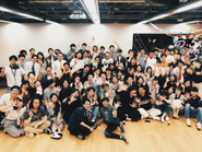 4月の創立記念バーティーの様子。