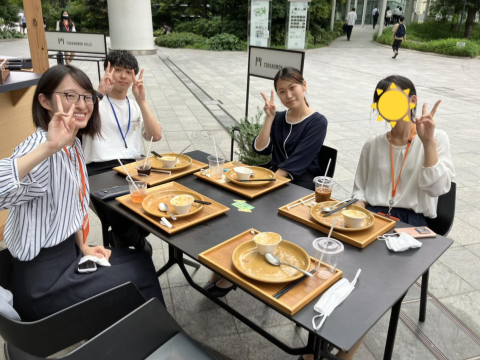 【vol.2】23卒内定者のかなてぃーとランチ！ 週末は懇親会です