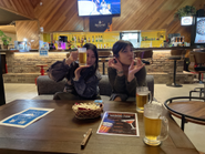 去年は社員旅行いきました。沖縄