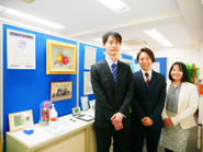 会社のエントランス