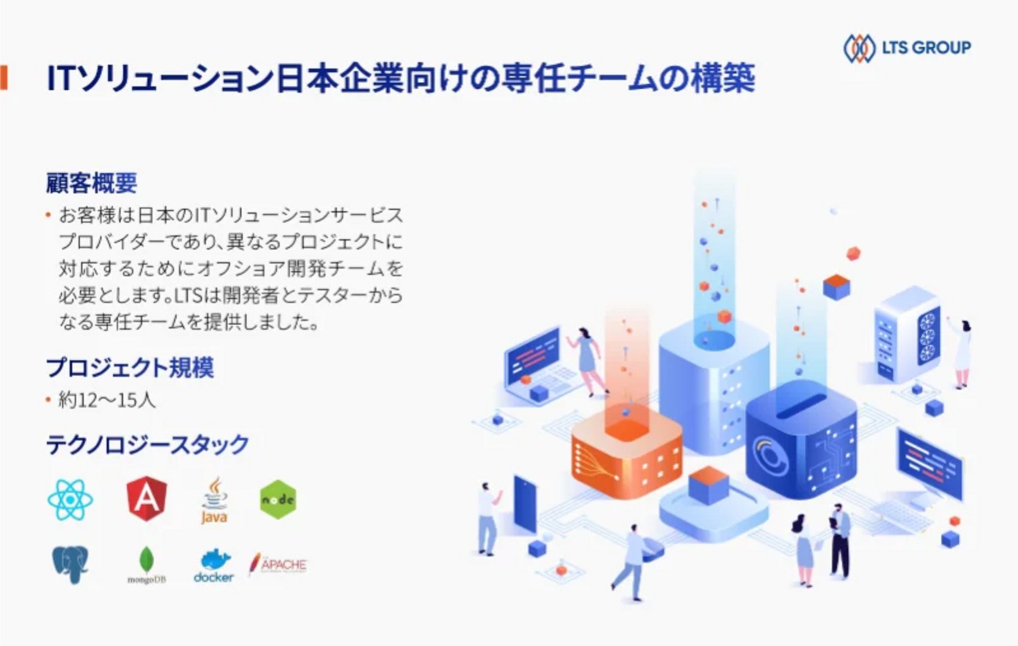ODC導入事例：ITソリューション日本企業向けの専任チームの打ち上げ