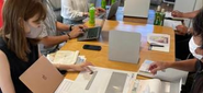 【学びに満ちたオフィス】商品開発やブランド開発に立ち会う機会があり、商談の場などで多くを学ぶことができます。