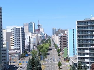 札幌の中心街に位置する本社からの風景