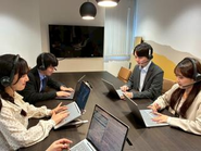 若手社員と、学歴学年問わず多くのインターン生が活躍します！