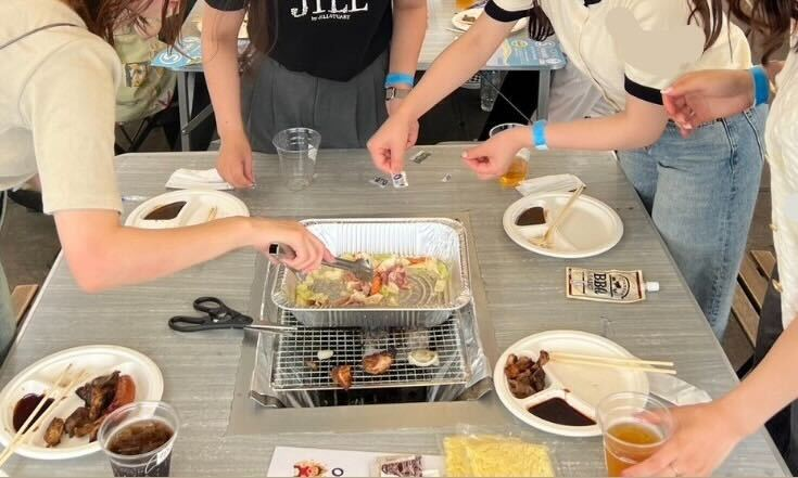 新卒社員BBQ！