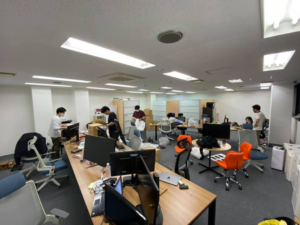 「シン・東京オフィス」ただいま引越し中！