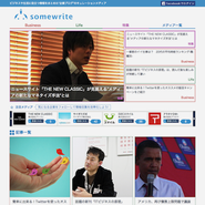 2月にリリースした新メディア「somewrite」