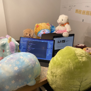 オフィスの風景【ぬいぐるみだらけ】