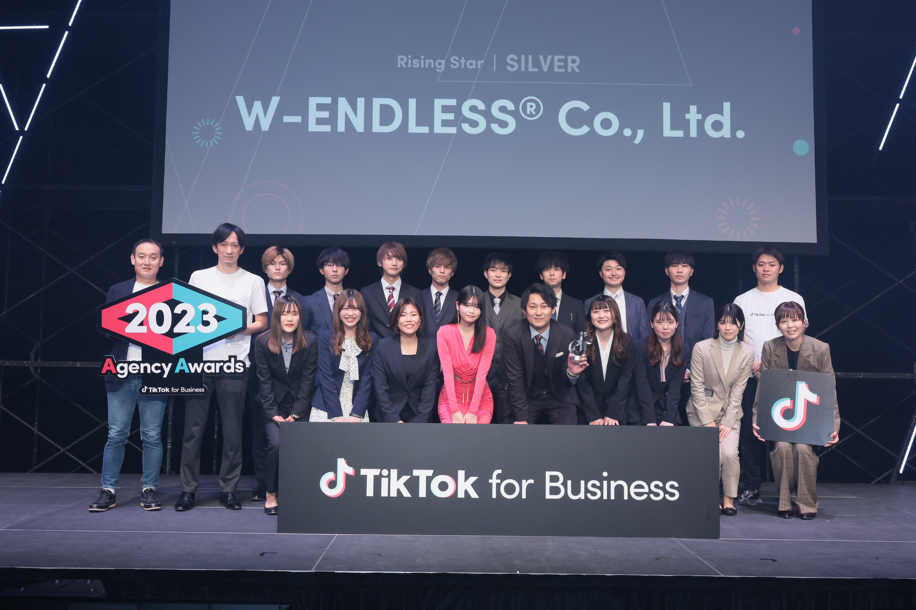 TikTok for Business Japan Agency Awards 2023にて「Rising Star部門の【シルバー】」を受賞しました！