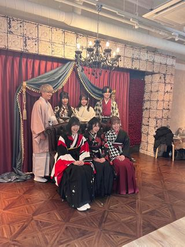 袴を着て撮影会