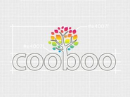 ロゴには、お客様、パートナー様、当社との共存共栄の思想のもと、さまざまなビジネスの成功が「七色の葉」で描かれています。そしてコーボーが成長していく姿として「大樹（選ばれ続ける存在）」となり、社会貢献の拡大に努めています