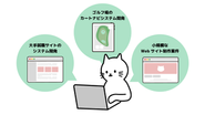 qnoteのお仕事は、お客様からご要望を伺って開発を行う「受託開発」がメインです。