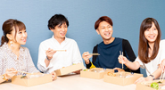 ランチ無料も嬉しい制度です！