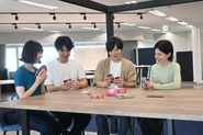 リフレッシュも大事。ユーモアにあふれたオフィスです！