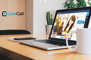 自社サービスとしてビデオ通話を活用した対面ウェブ接客サービス「LiveCall（ライブコール）」を運営しています。