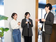 和気藹々とした社風で聞きやすい環境が整っています！