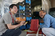 生産者が自ら出荷用バーコードを発券できます