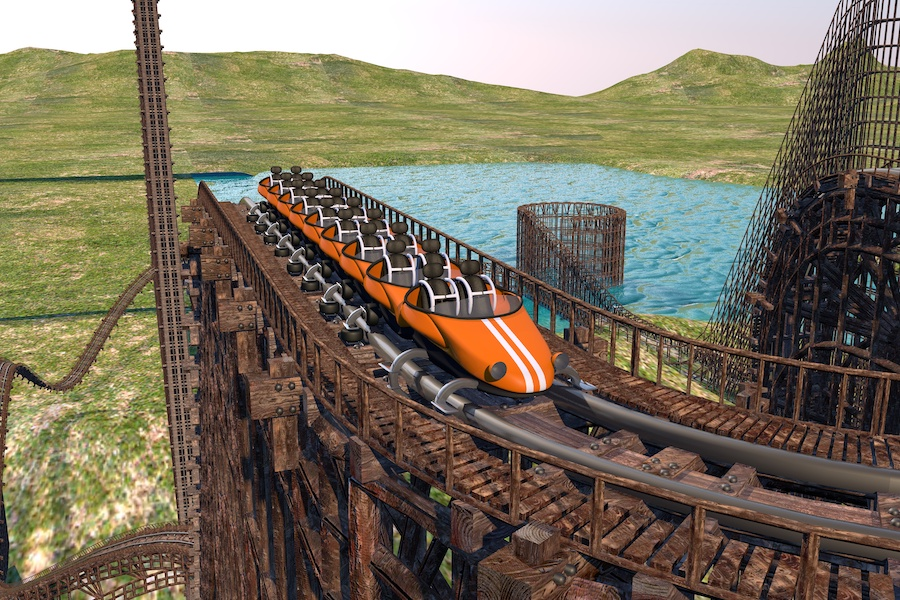 バーチャルジェットコースター開発