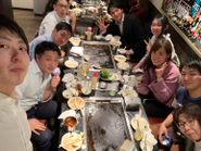 インターン生の卒業お祝い会