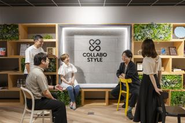 本社オフィス。自分たちでデザイン・施工を行いました。