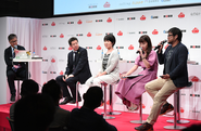 朝日メディアフォーラム コンテンツ＆コミュニティー～朝日新聞社の新しい挑戦～　の様子。社外の方々ともメディアの方向性を考えます