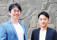 共同創業者の宮内と池田