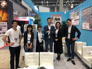 展示会の様子。最高のチームメンバー！