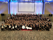 全社集まっての表彰や社内イベントなども数多くあります