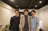 創業メンバーの3名です！