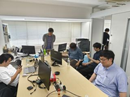 帰社日で一旦のんびりしている様子