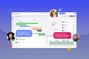 データ分析、プロジェクト管理、コンテンツ共有、チャットがひとつに統合されたデジタルワークプレイス「Slingshot」