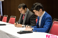 海外の協会・団体とのMOU調印式