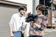 外ロケ中