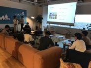 参加してくれた学生のみなさんと、企業の方との交流