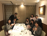 毎月1回の食事会♪この日はプレンチのコースでした