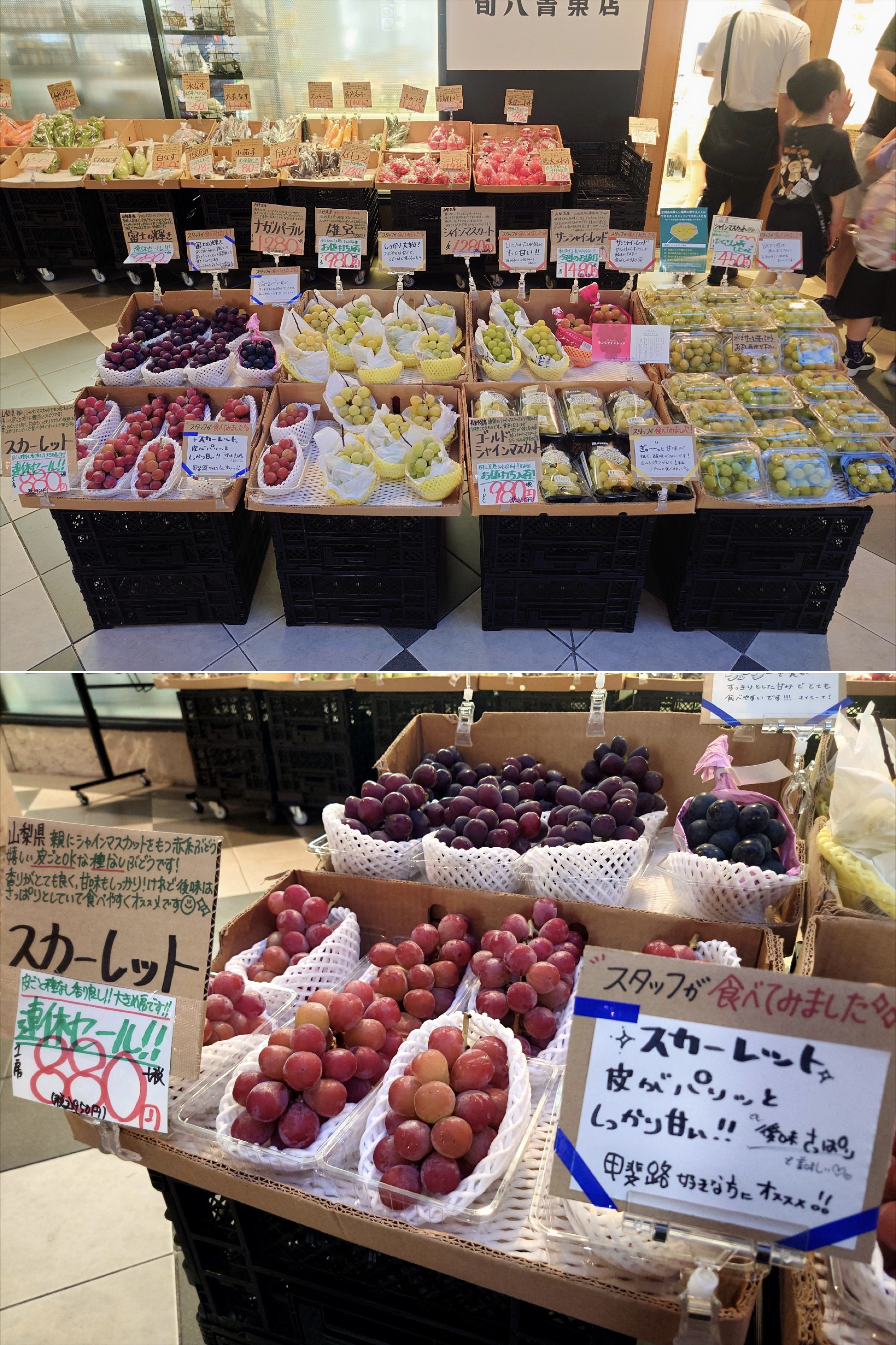 値引き☆ごちゃ混ぜまとめ売り 社内ぶどうコンテスト」を実施しました🍇🍇 | 株式会社アグリゲート