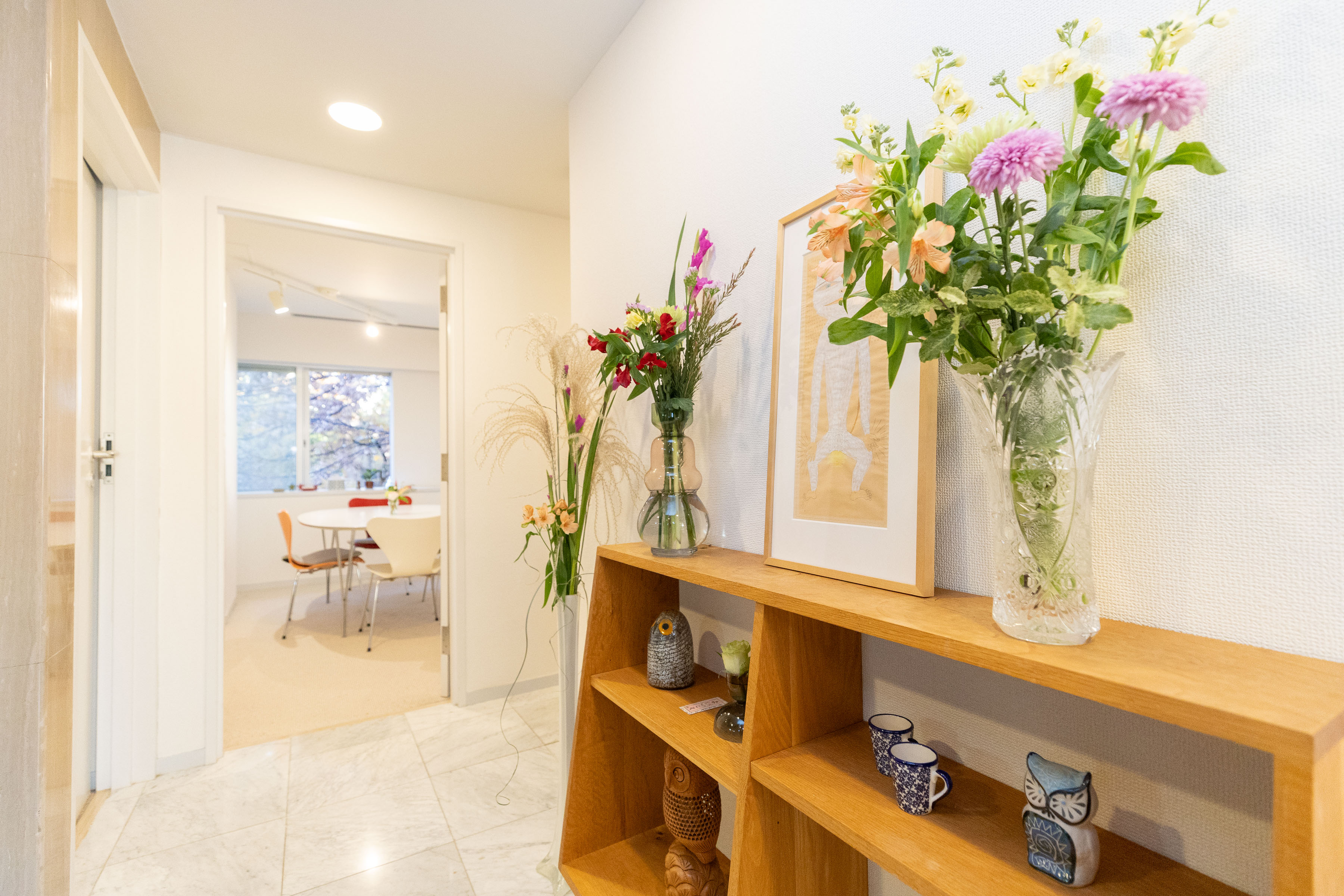 代官山ヒルサイドテラスで働く。花とテラスのある、心地よいワークスペース